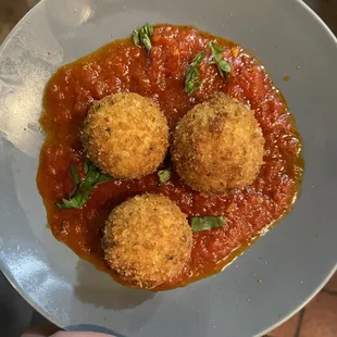Goat Cheese Fritters.