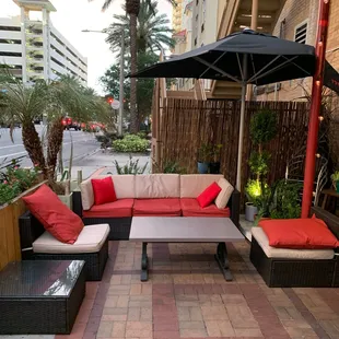 Lounge outdoor area.