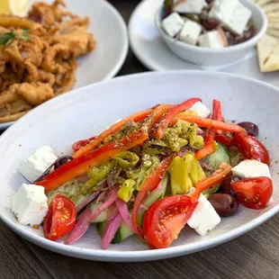 Horiatiki Salad. Photo by @martiwantsmore