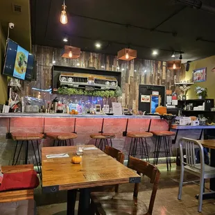 the interior of a restaurant