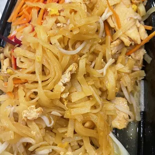 Barely any sauce and tons of noodles.