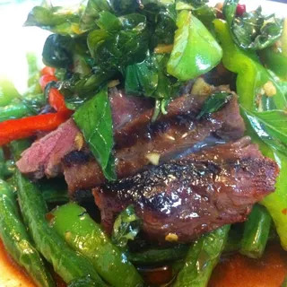 Rib Eye with Basil Sauce (NOT come w/ rice)