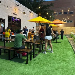 Outside patio