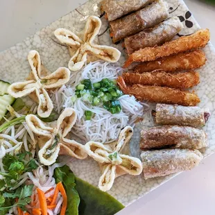 Delicious treasures all in one plate to fulfil your palates