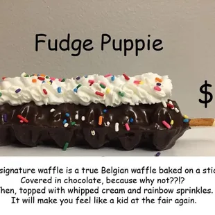 Flag Ship Waffle: The Fudge Puppie