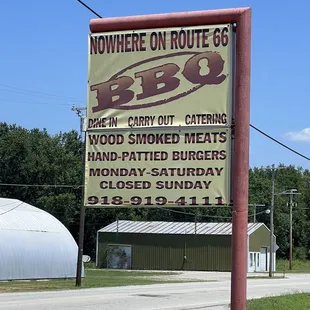 Restaurant sign