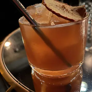 a close up of a drink