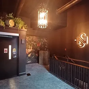 the entrance