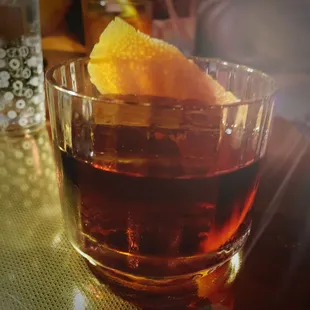 a close up of a drink