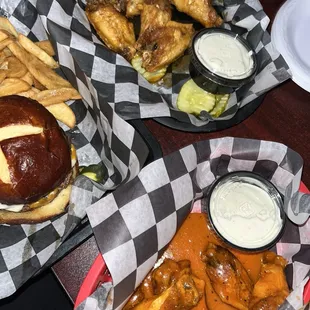 Wing Dings- Nashville hot and mild buffalo
