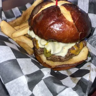 Jalapeño cheddar steamer