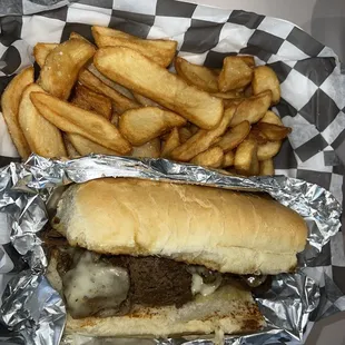 Philly Steak &amp; Cheese