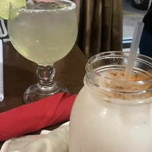 Margarita and Horchata