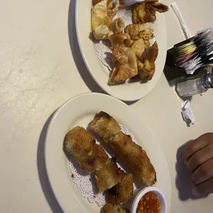 Crab Rangoon, Vietnamese eggrolls