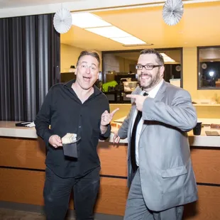 Bar and kitchen area