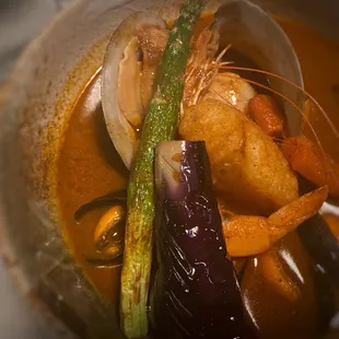 Seafood curry