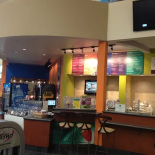 the interior of a restaurant