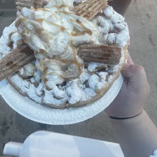 Churro funnel cake $4.99