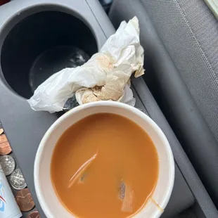 After I had to pour some out bc it was exploding in my lap