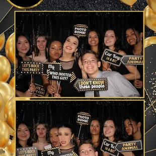 Custom Photo layout for photo booth pictures.  This is what our prints look like also.