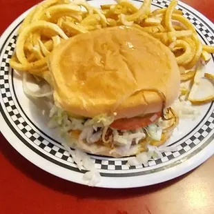 Double cheeseburger