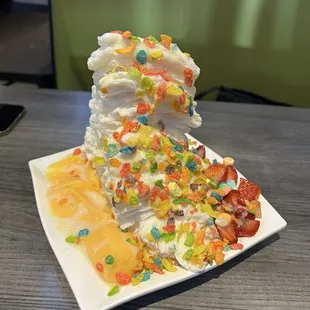 milk shaved ice cream