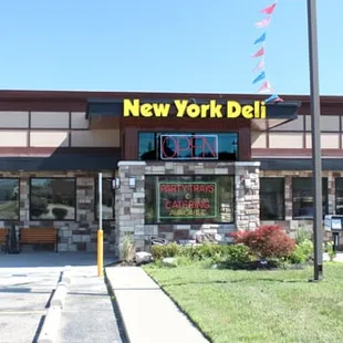 the front of the restaurant