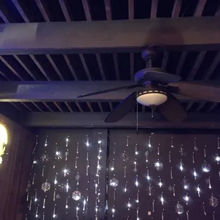 Running lights in the dance floor