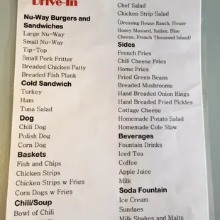 I love simple menus :)