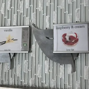 two signs on the wall