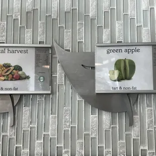 a green apple and a green apple
