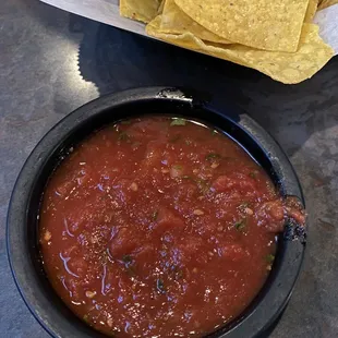 Salsa - they gave us 2 large portions