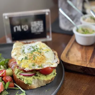 Avocado Toast on Challah Bread
