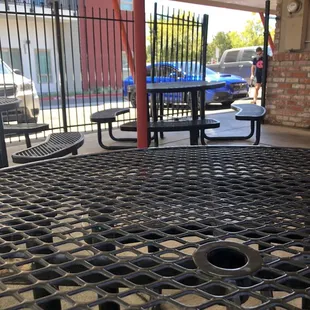 Outdoor patio.