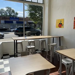 Seating area indoors