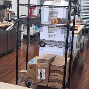 Only a few bagels left