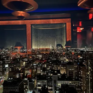 City views next to our seat