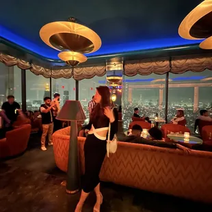 View from our booth table