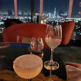 Salt air margarita and floral cloud