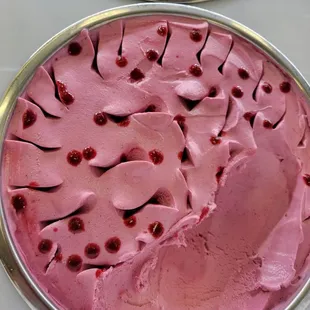 Blackberry ice cream