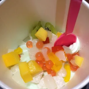 Pistachio with a whole bunch of goodness!!