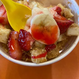 Look at how fresh the banana is