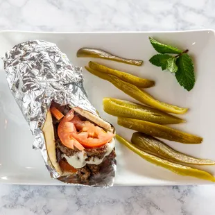 Beef Shawarma Sandwich