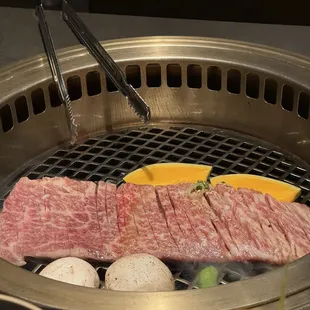 Marinated short rib kalbi