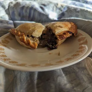 Mushroom Gorgonzola empanada filling