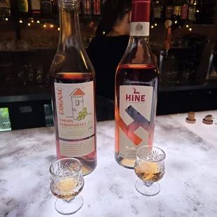 Cognac tasting.