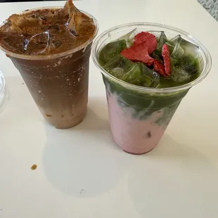 Seasonal Strawberry Matcha
