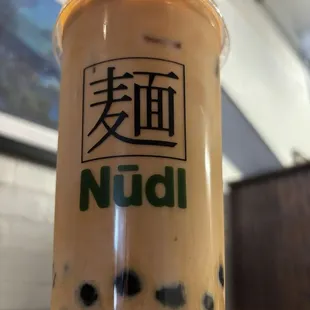 Thai Tea with Boba