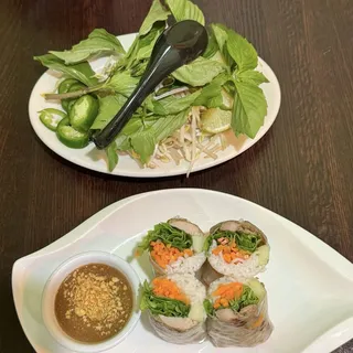 Grilled Lemongrass Chicken Rolls