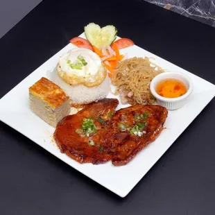 Special rice platter